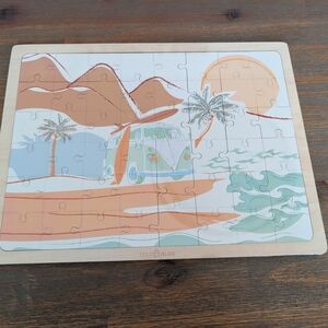 Coco Village Surf Adventure Puzzle - Orange and Green